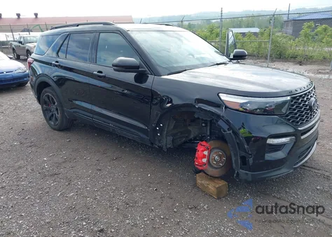 2023 Ford Explorer St из США, поврежденный, VIN 1FM5K8GC1PGA21273